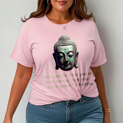 Mythstone How People Treat You Is Their Karma Buddha Tee T-shirt