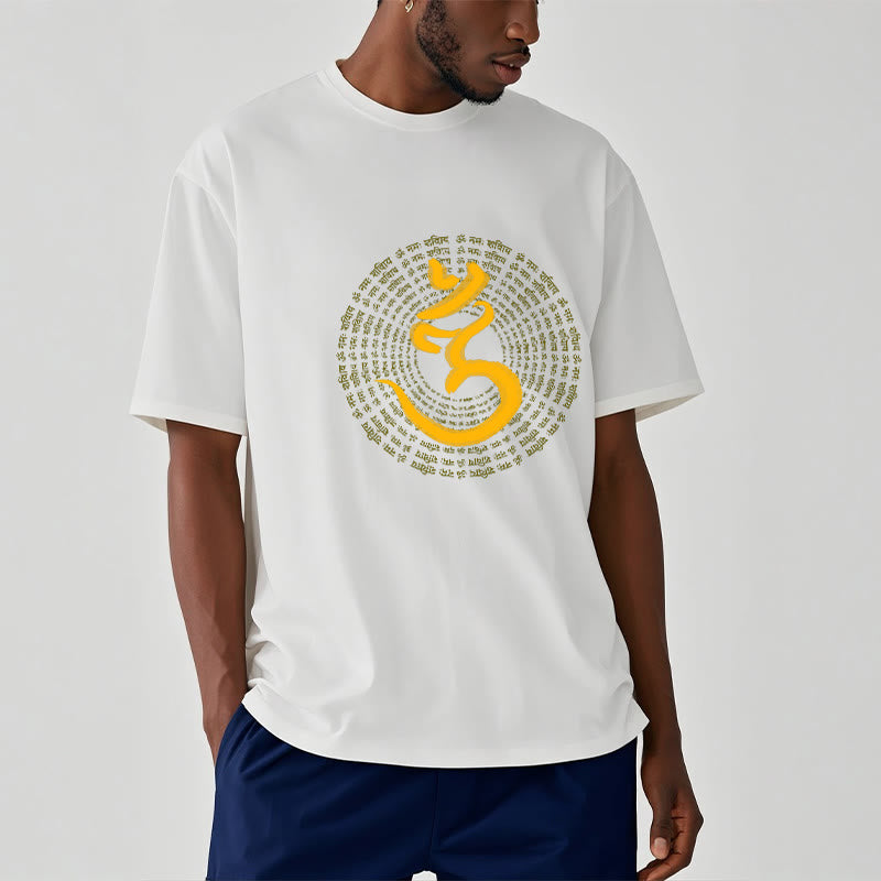 Mythstone 108 OM NAMAH SHIVAYA Mantra Sanskrit Tee T-shirt