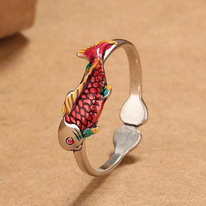 Mythstone Luck Koi Fish Wealth Prosperity Ring