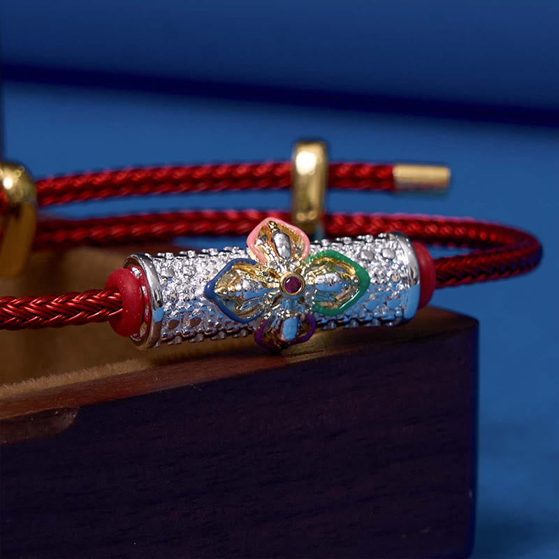 Mythstone Copper Luck Red String Bracelet