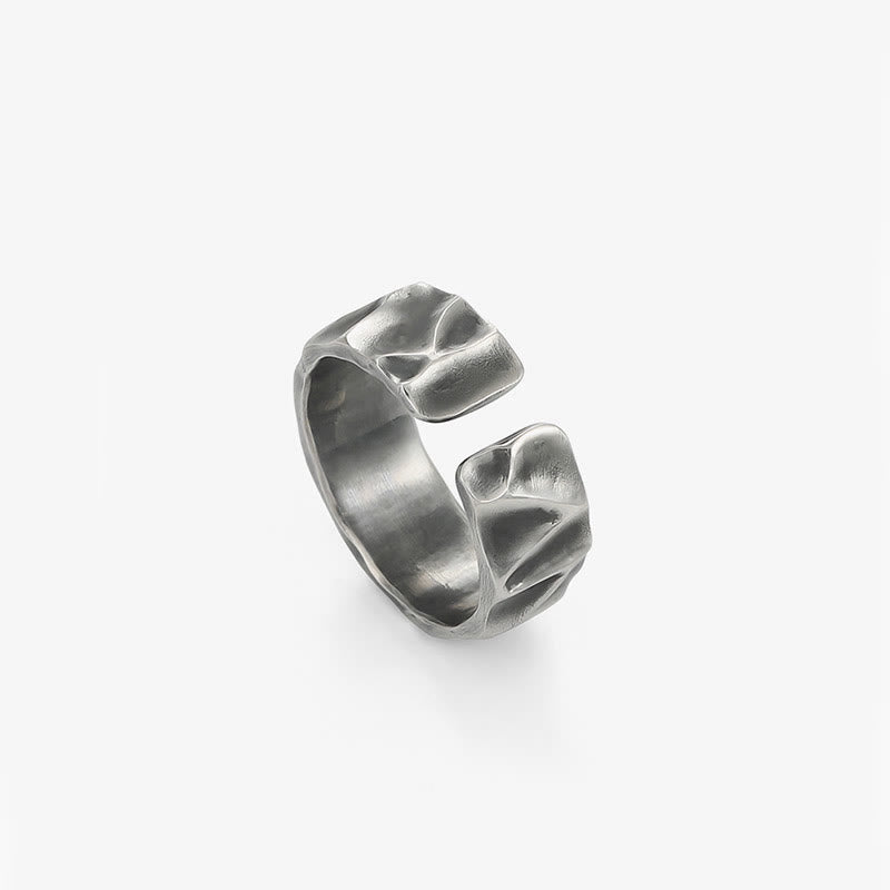 Mythstone 999 Sterling Silver Adjustable Protection Ring