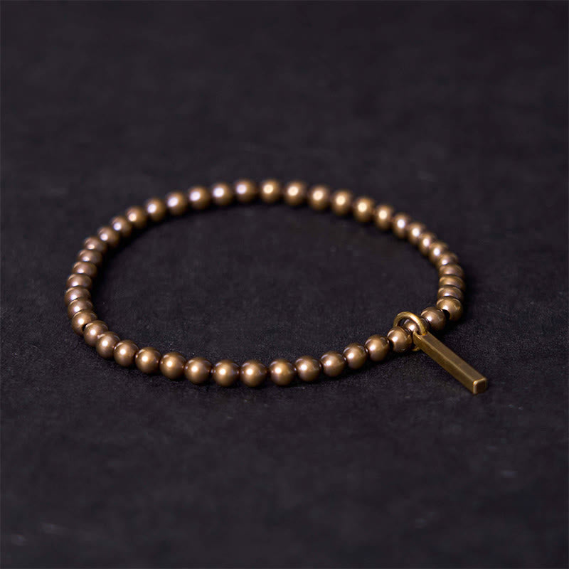 Mythstone Pure Copper Brass Beads Self Care Healing Bracelet