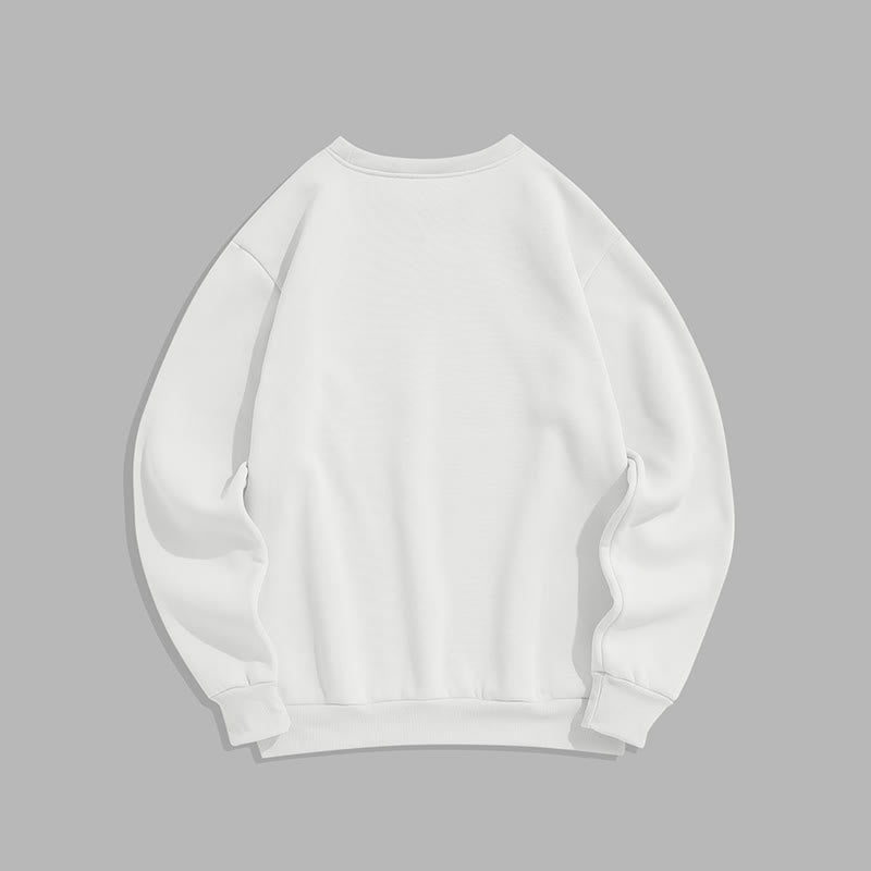 Mythstone DON'T OVERTHINK Fleece Lined Round Neck Sweatshirt