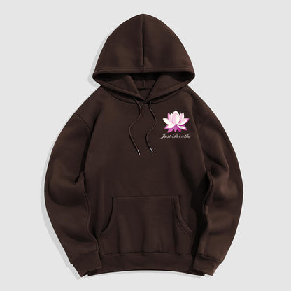 Mythstone Lotus Just Breathe Fleece Lined Polyester Hoodie