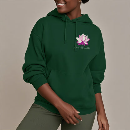 Mythstone Lotus Just Breathe Fleece Lined Polyester Hoodie