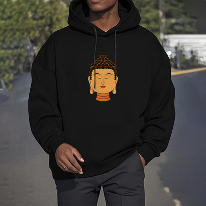 Mythstone Blessed Meditation Buddha Fleece Lined Polyester Hoodie