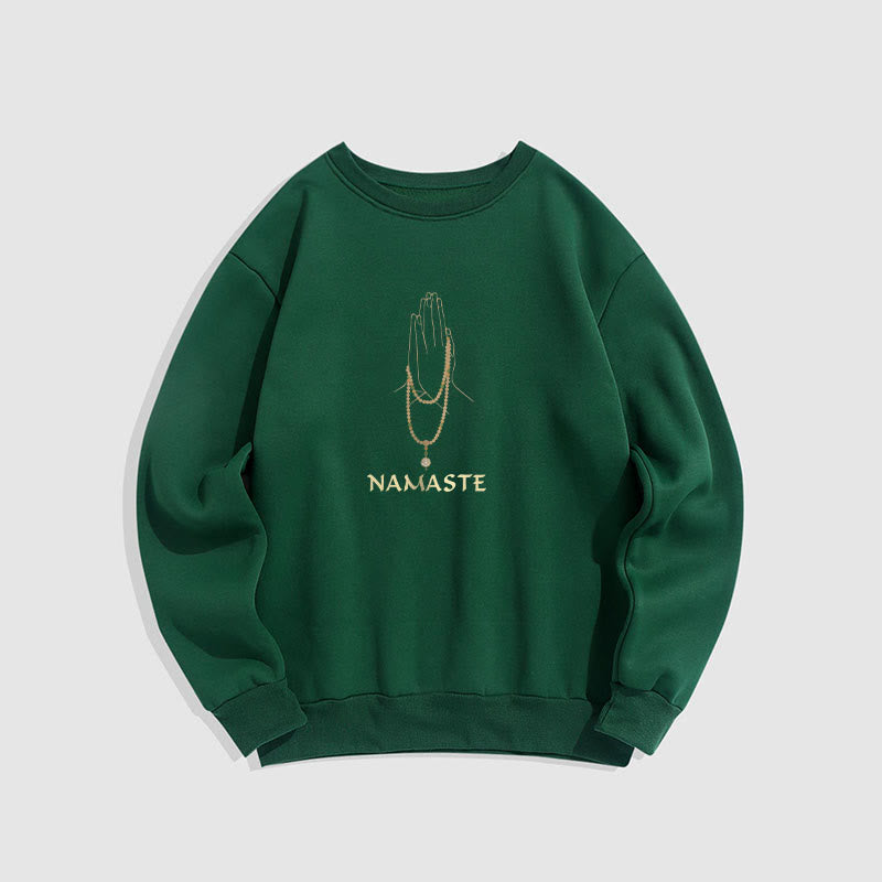 Mythstone NAMASTE Fleece Lined Sweatshirt