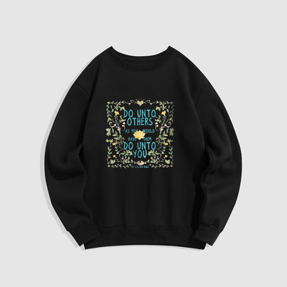 Mythstone The Golden Rule Lotus Fleece Lined Polyester Sweatshirt