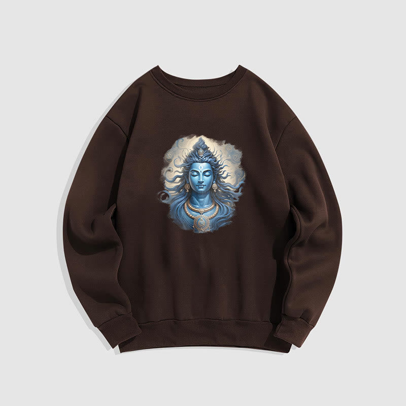 Mythstone OM NAMAH SHIVAYA Buddha Fleece Lined Polyester Sweatshirt