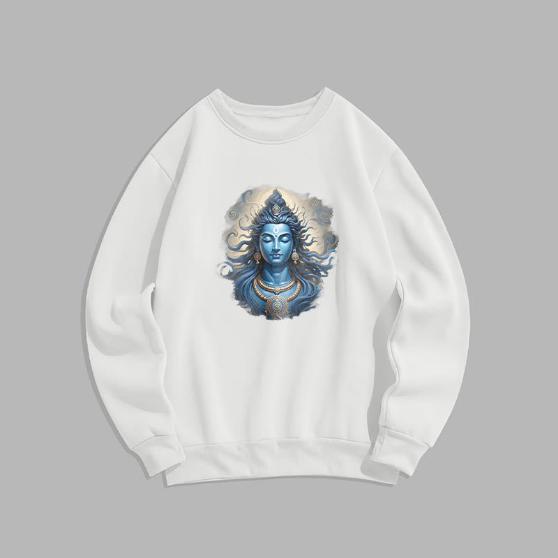 Mythstone OM NAMAH SHIVAYA Buddha Fleece Lined Polyester Sweatshirt