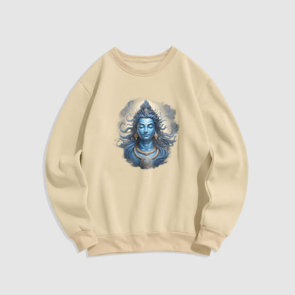 Mythstone OM NAMAH SHIVAYA Buddha Fleece Lined Polyester Sweatshirt