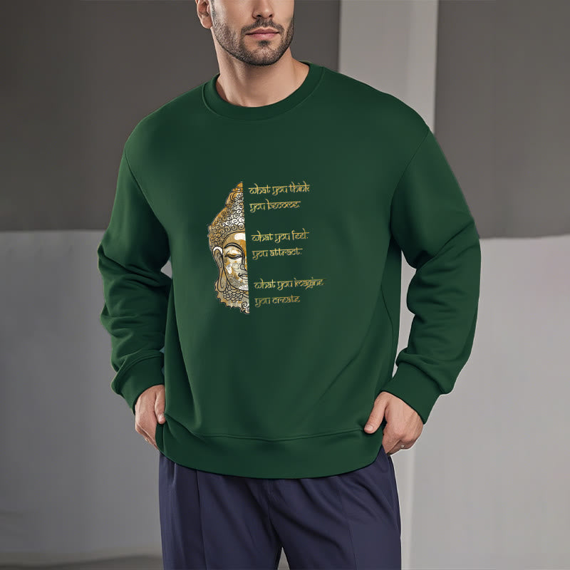 Mythstone What You Think Fleece Lined Polyester Sweatshirt