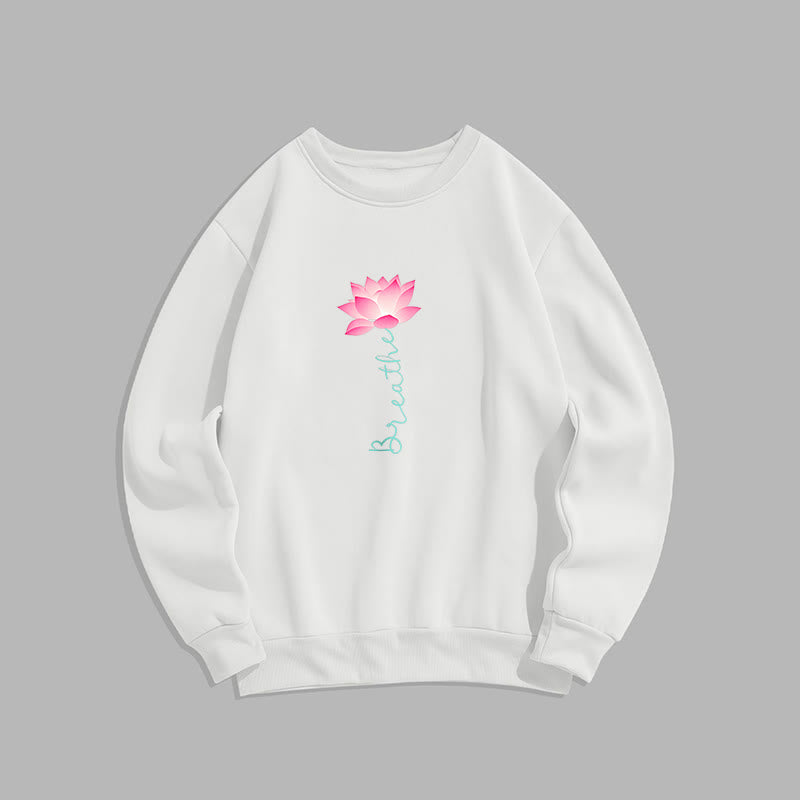 Mythstone Lotus BREATHE Fleece Lined Sweatshirt