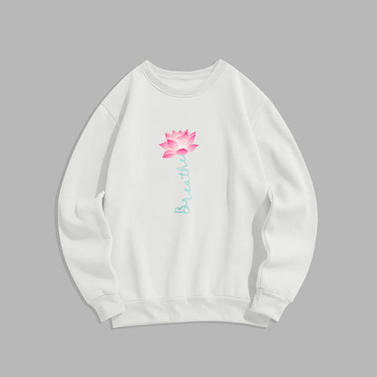 Mythstone Lotus BREATHE Fleece Lined Sweatshirt