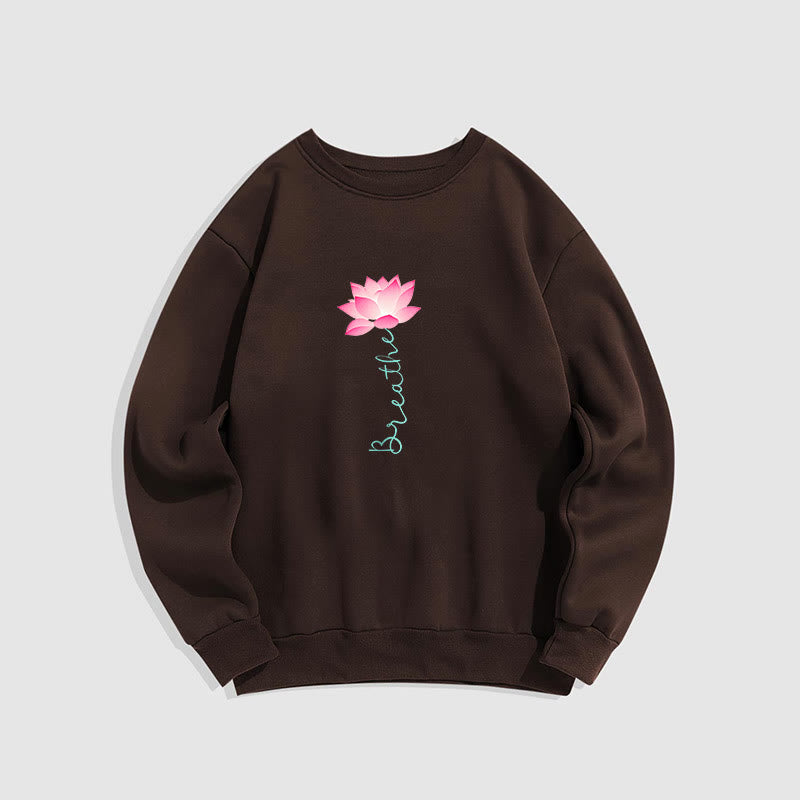 Mythstone Lotus BREATHE Fleece Lined Sweatshirt