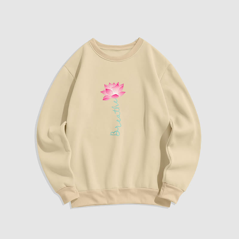 Mythstone Lotus BREATHE Fleece Lined Sweatshirt