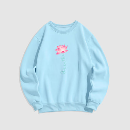 Mythstone Lotus BREATHE Fleece Lined Sweatshirt