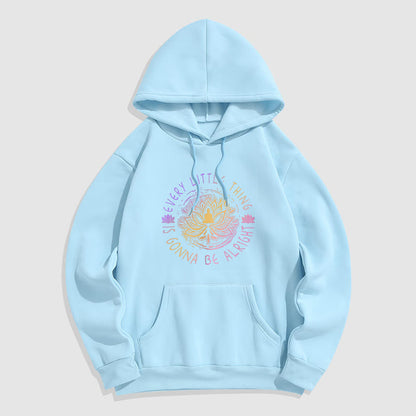 Mythstone Every Little Thing Is Gonna Be Alright Fleece Lined Polyester Hoodie