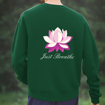 Mythstone Lotus Just Breathe Fleece Lined Polyester Sweatshirt