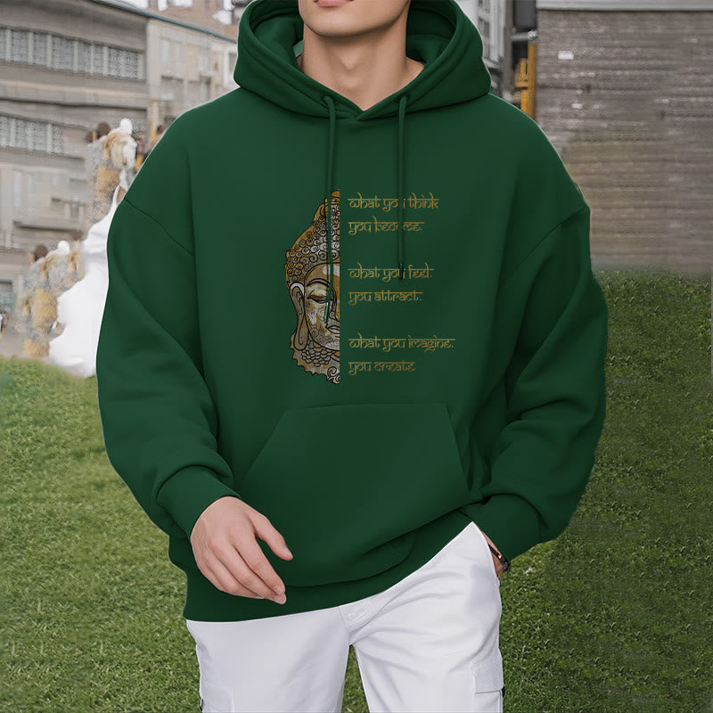 Mythstone What You Think Polyester Fleece Lined Hoodie