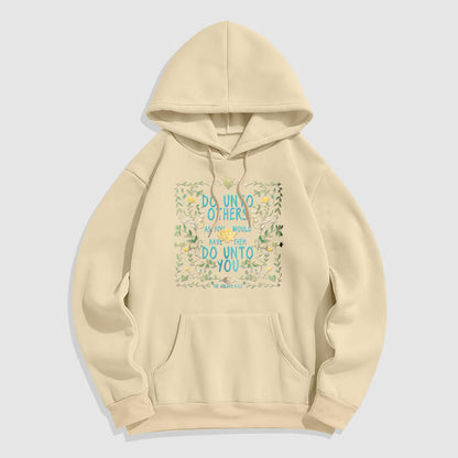 Mythstone The Golden Rule Lotus Fleece Lined Polyester Hoodie