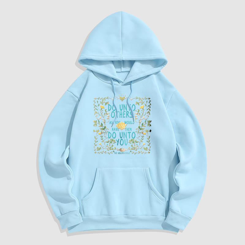 Mythstone The Golden Rule Lotus Fleece Lined Polyester Hoodie