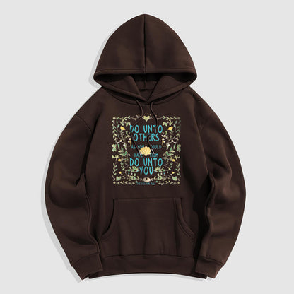 Mythstone The Golden Rule Lotus Fleece Lined Polyester Hoodie