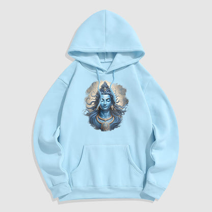 Mythstone OM NAMAH SHIVAYA Buddha Fleece Lined Polyester Hoodie