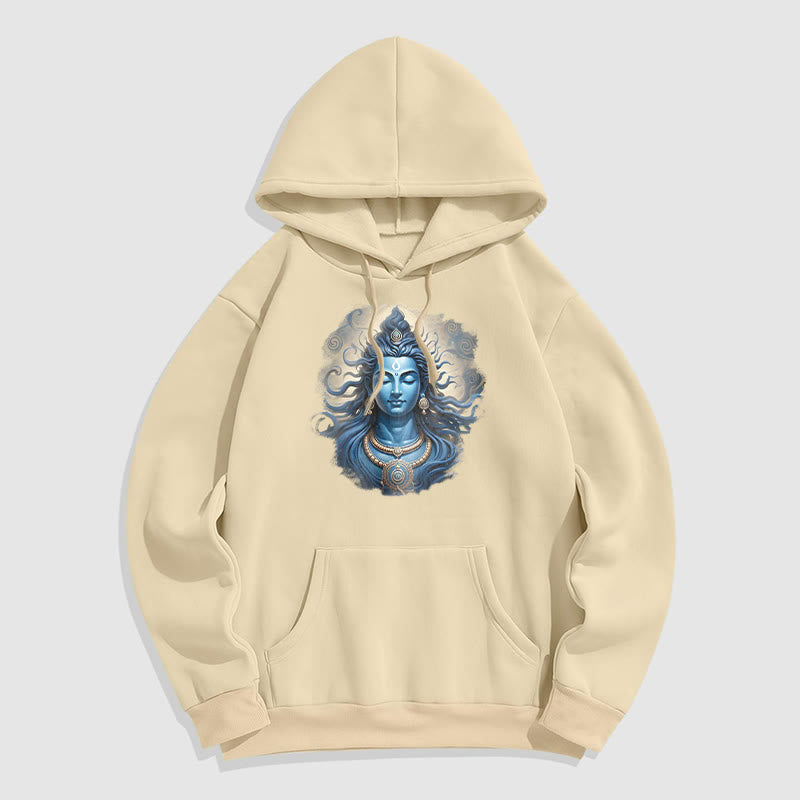 Mythstone OM NAMAH SHIVAYA Buddha Fleece Lined Polyester Hoodie