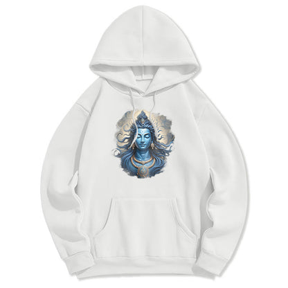 Mythstone OM NAMAH SHIVAYA Buddha Fleece Lined Polyester Hoodie