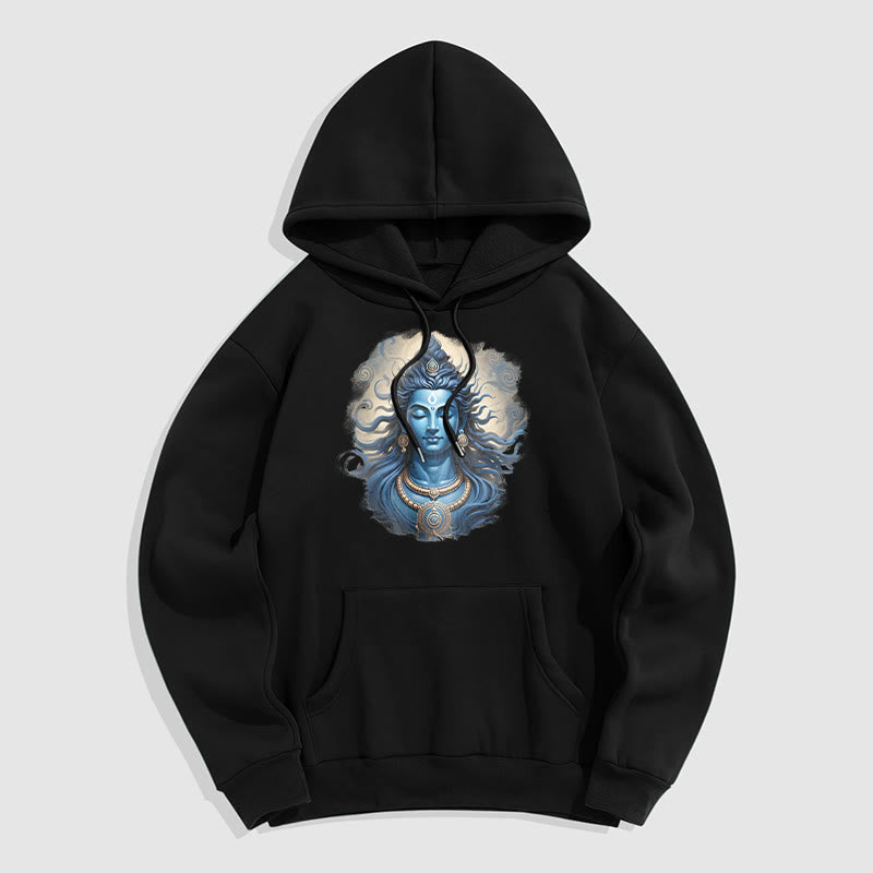 Mythstone OM NAMAH SHIVAYA Buddha Fleece Lined Polyester Hoodie