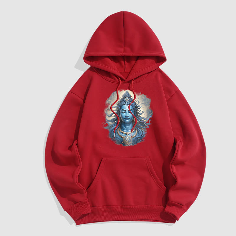 Mythstone OM NAMAH SHIVAYA Buddha Fleece Lined Polyester Hoodie