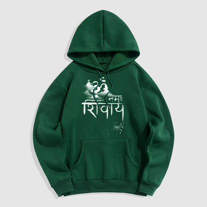 Mythstone OM NAMAH SHIVAYA Mountain Fleece Lined Polyester Hoodie