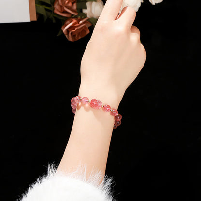 Mythstone Various Crystal PIXIU Pink Crystal Warmth Bracelet