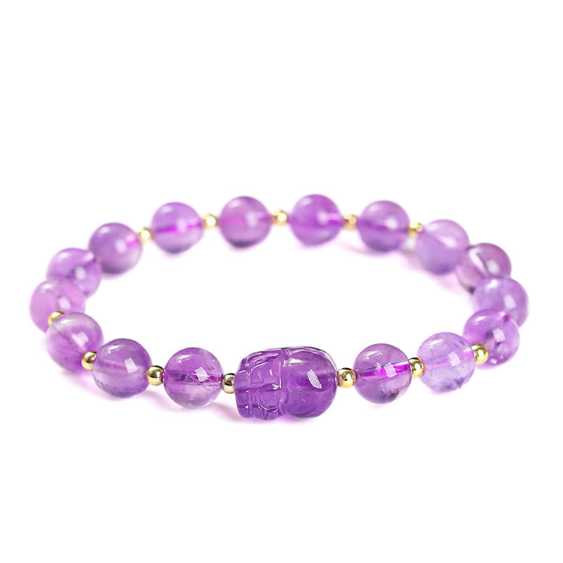 Mythstone Various Crystal PIXIU Pink Crystal Warmth Bracelet