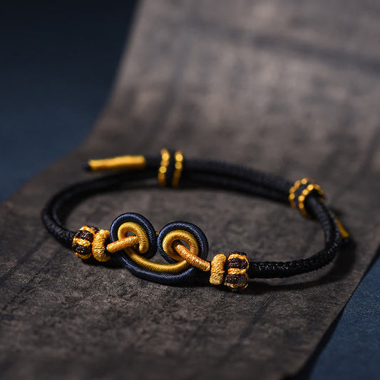 Mythstone Wukong Knot Monkey King Repels Evil Spirits Braided Bracelet