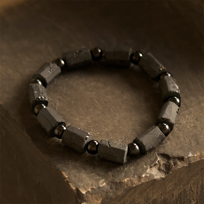 Pulsera de la sabiduría con turmalina negra Mythstone 