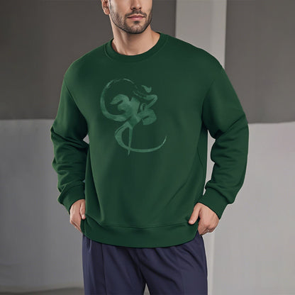 Mythstone Om Design Fleece Lined Polyester Sweatshirt