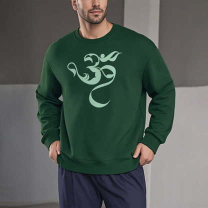 Mythstone Om Figure Design Fleece Lined Polyester Sweatshirt