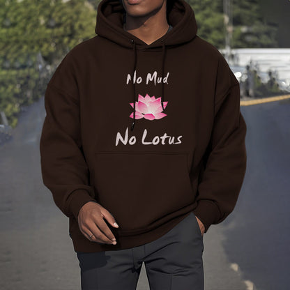 Mythstone No Mud No Lotus Fleece Lined Hoodie