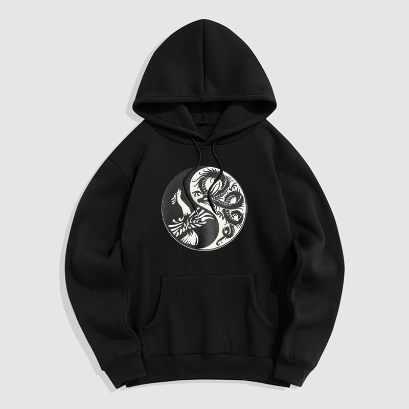 Mythstone Phoenix Yin Yang Fleece Lined Hoodie