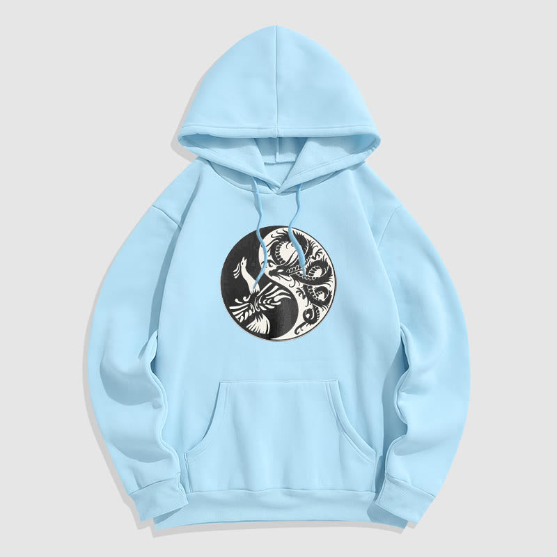 Mythstone Phoenix Yin Yang Fleece Lined Hoodie