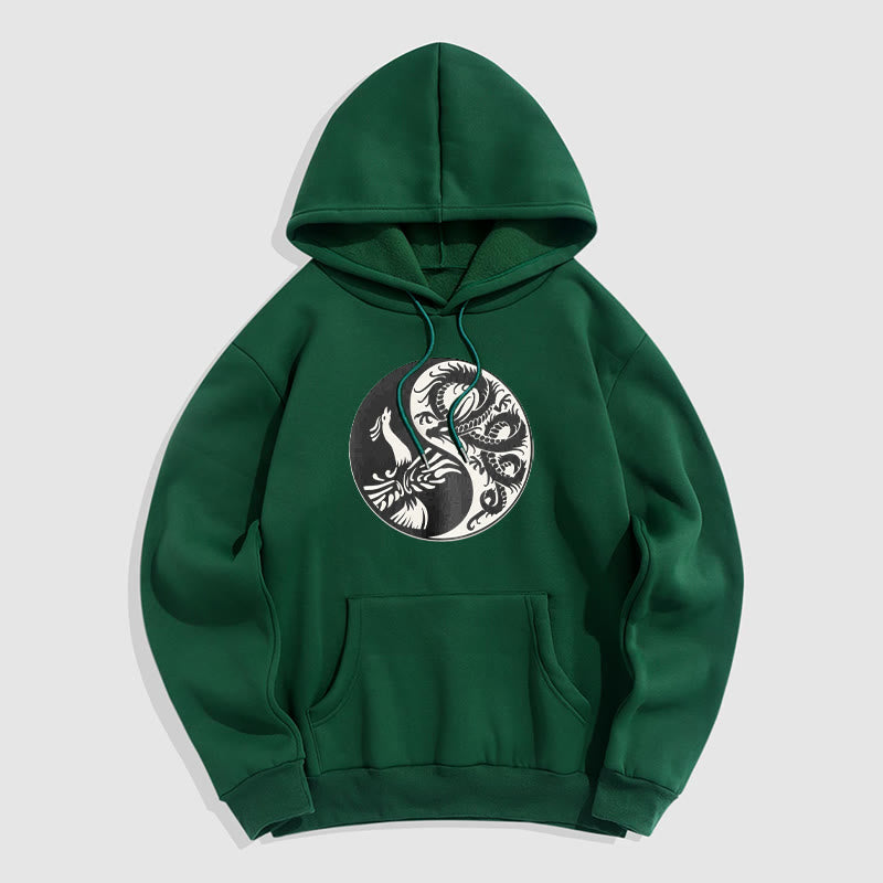 Mythstone Phoenix Yin Yang Fleece Lined Hoodie