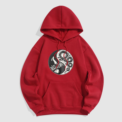 Mythstone Phoenix Yin Yang Fleece Lined Hoodie