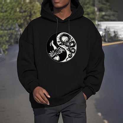 Mythstone Phoenix Yin Yang Fleece Lined Hoodie