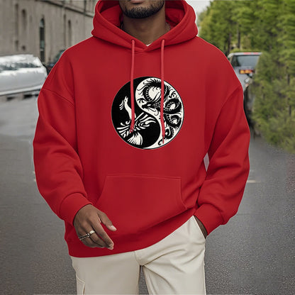 Mythstone Phoenix Yin Yang Fleece Lined Hoodie