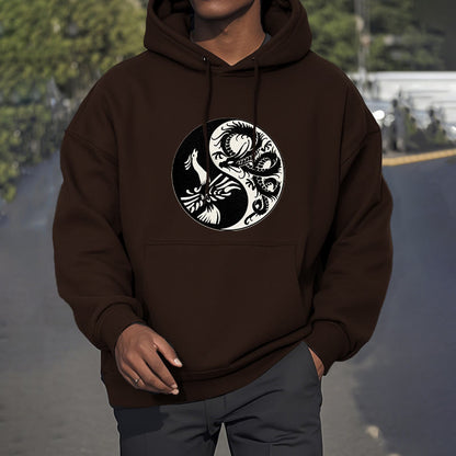 Mythstone Phoenix Yin Yang Fleece Lined Hoodie