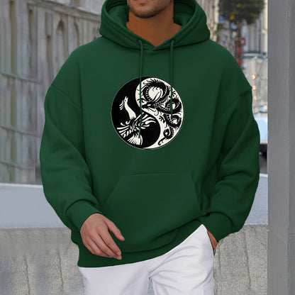 Mythstone Phoenix Yin Yang Fleece Lined Hoodie