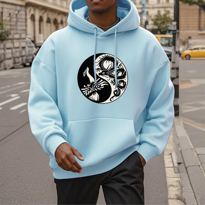 Mythstone Phoenix Yin Yang Fleece Lined Hoodie