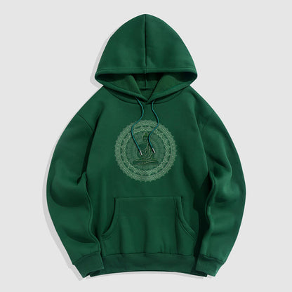 Mythstone Mandala Buddha Fleece Lined Hoodie